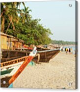 Palolem Beach, Goa Acrylic Print