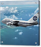 Pan American Boeing 747sp Clipper New Horizons Acrylic Print