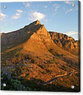 Panoramic View At Sunset Of Table Acrylic Print