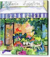 Parisian Flower Shop Acrylic Print