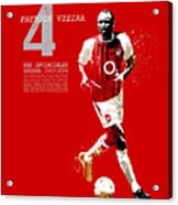 Patrick Vieira - Invincibles Arsenal Acrylic Print