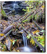 Peaceful Waterfalls Acrylic Print