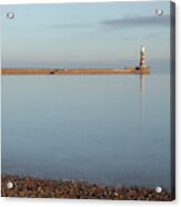 Pebbles At Roker Acrylic Print