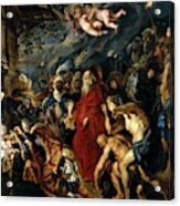 Pedro Pablo Rubens / 'adoration Of The Magi', 1609, 1628-1629, Flemish School. Pieter Paul Rubens . Acrylic Print