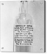 Penicillin Bottle Acrylic Print