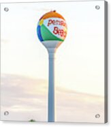 Pensacola Florida Beach Ball Water Tower Photo Acrylic Print