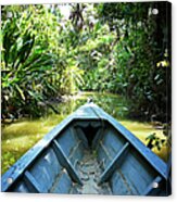 Peru Amazon Boat Acrylic Print