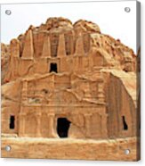 Petra, Jordan - Cave Dwellings Acrylic Print