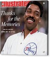 Philadelphia 76ers Julius Erving Sports Illustrated Cover Acrylic Print