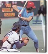 Philadelphia Phillies Mike Schmidt, 1980 World Series Sports Illustrated Cover Acrylic Print