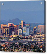 Phoenix Skyline Dusk Acrylic Print