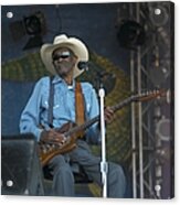 Photo Of Clarence Gatemouth Brown Acrylic Print