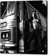 Photo Of David Lee Roth And Van Halen Acrylic Print