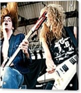 Photo Of Metallica And James Hetfield Acrylic Print