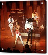 Photo Of Queen  And Freddie Mercury And Acrylic Print