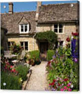 Picturesque Cotswolds - Sherborne Acrylic Print
