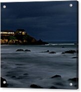 Pigeon Point Lighthouse At Night Acrylic Print