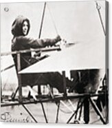 Pilot Harriet Quimby Sitting Acrylic Print