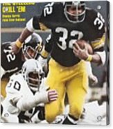 Pittsburgh Steelers Franco Harris, 1976 Afc Championship Sports Illustrated Cover Acrylic Print