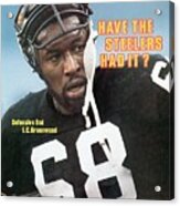 Pittsburgh Steelers L.c. Greenwood Sports Illustrated Cover Acrylic Print