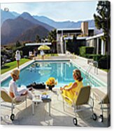 Palm Springs Fine Art Print Vintage Slim Aarons Beverly Hills Hotel Poolside Glamour Wall Art Gallery Lustre Photo