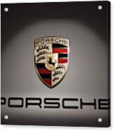 Porsche Car Emblem 2 Acrylic Print
