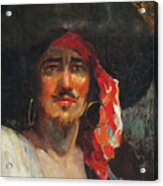 Portrait Of A Pirate Acrylic Print