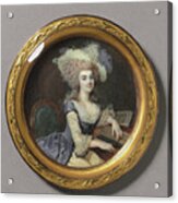 Portrait Of A Woman At A Harpsichord, C.1788 Acrylic Print