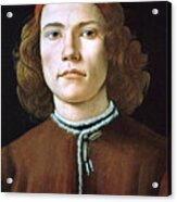 Portrait Of A Young Man, C1480-1485 Acrylic Print
