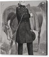 Portrait Of General Edwin Vose Sumner Acrylic Print