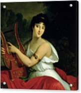 Portrait Of Madame De La Pleigne Acrylic Print