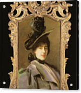 Portrait Of Madame Flora Reyntiens, C.1895 Acrylic Print