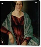 Portrait Of Mrs. Plechova Acrylic Print