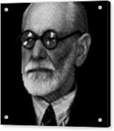 Portrait Of Sigmund  Freud Acrylic Print