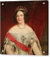 Portrait Of The Grand Duchess Anna Acrylic Print