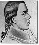 Profile Of Young Beethoven Acrylic Print