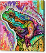 Psychedelic Frog Acrylic Print