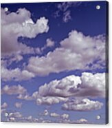 Puffy Clouds, Palouse, Washington Acrylic Print