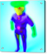 Purple Blurry Alien Acrylic Print