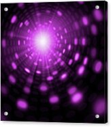 Purple Supernova Background Acrylic Print