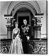 Queen Elizabeth Ii And Prince Philip Acrylic Print