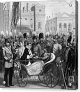Queen Victoria Distributing The Crimean Acrylic Print