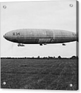 R34 Airship Landing Acrylic Print