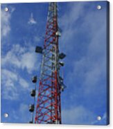 Radio Tower On Mount Greylock Acrylic Print