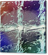Rainy Window Abstract Acrylic Print