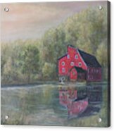 Red Mill Clinton New Jersey Acrylic Print
