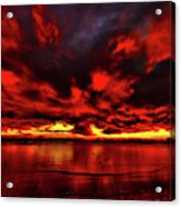 Red Sunset Acrylic Print
