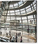 Reichstag Palace With The Crystal Acrylic Print