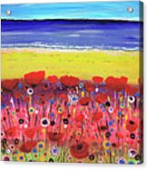 Remembrance Poppies Acrylic Print