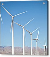 Renewable Energy - Windmills Acrylic Print